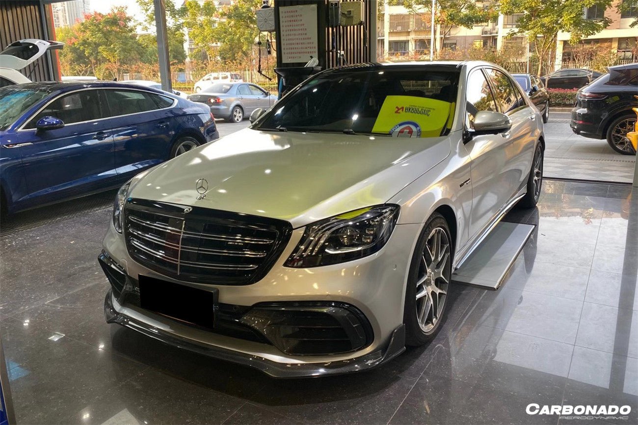 2017 - 2020 Mercedes Benz S63 W222 Sedan MSY Style Front Bumper Vents